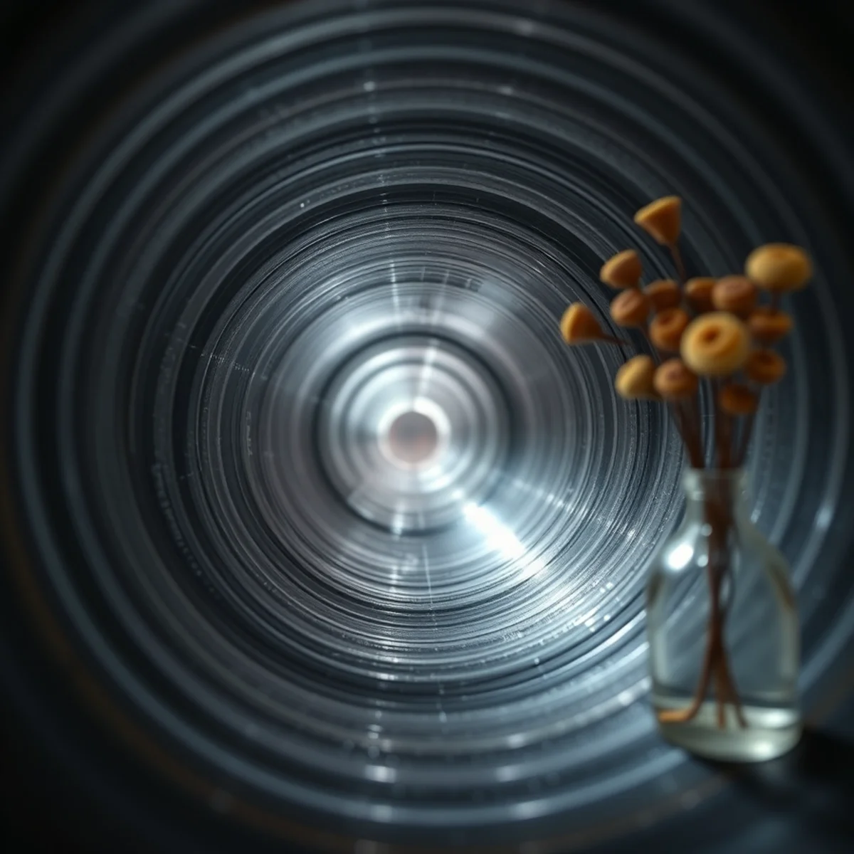Cross-section sample of cured-in-place epoxy pipe lining demonstrating dense structural wall strength